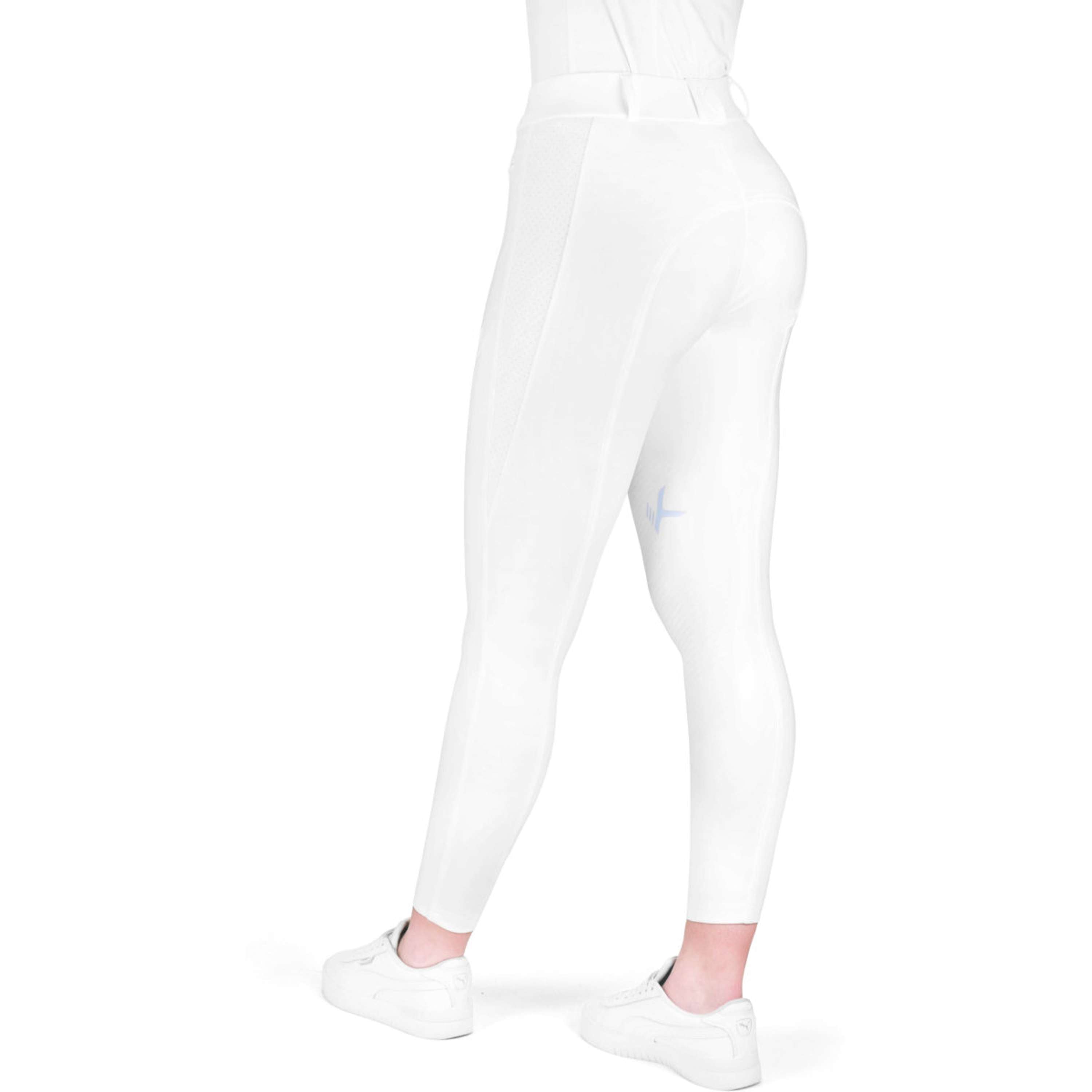K by EQUITHÈME Pantalón de Equitación Explore Full Grip Blanco