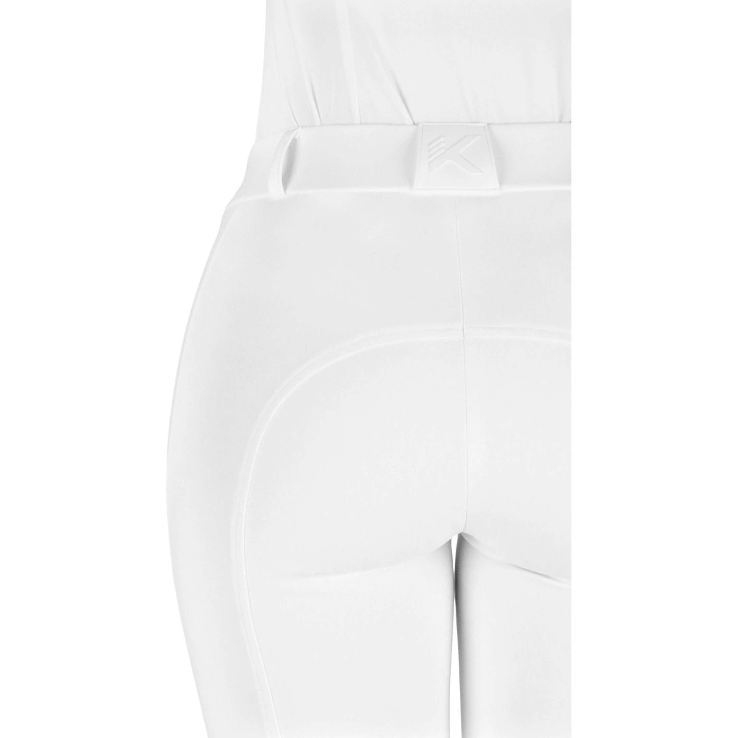 K by EQUITHÈME Pantalón de Equitación Explore Full Grip Blanco
