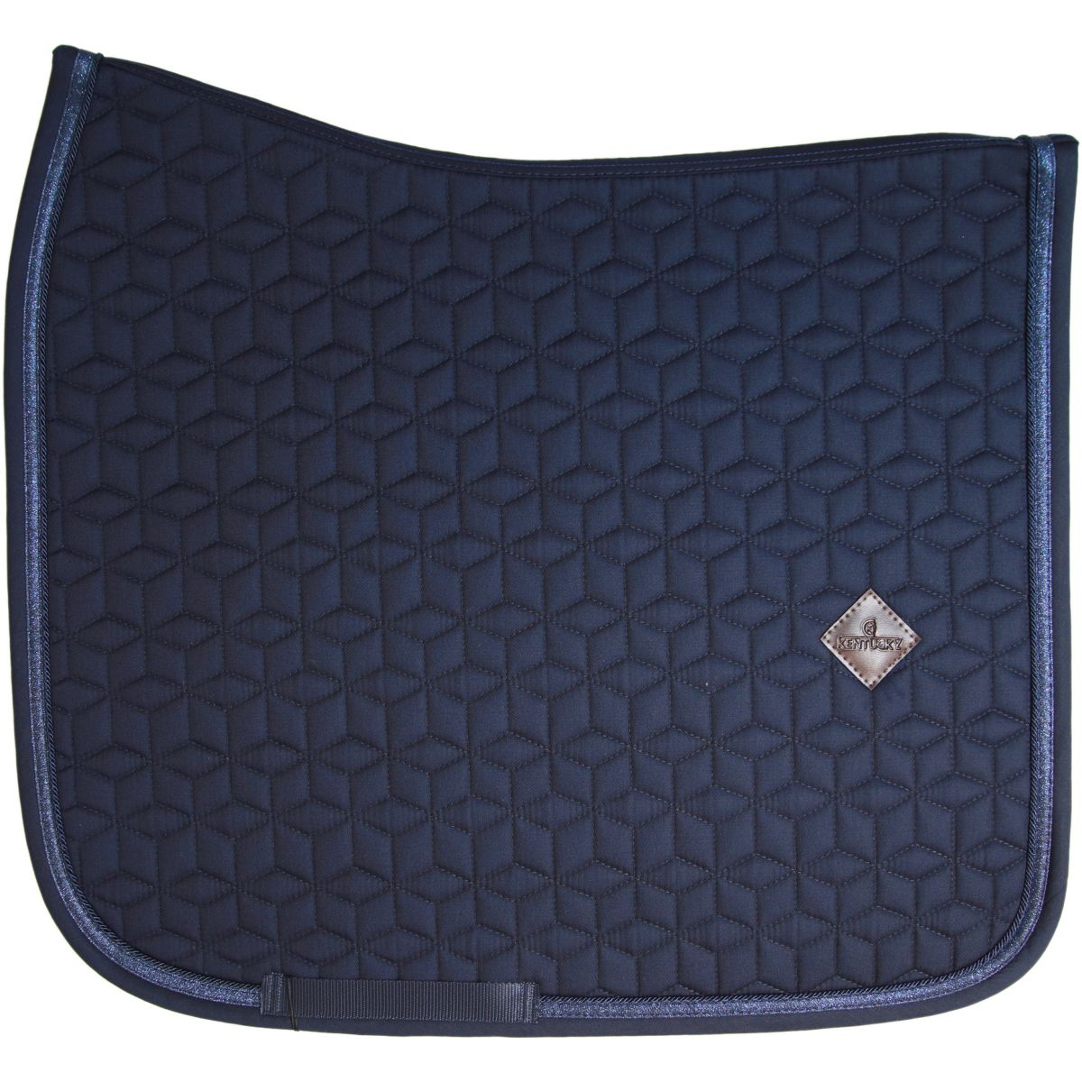 Kentucky Horsewear Mantilla Doma de cuerda con purpurina Navy