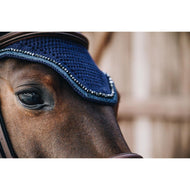 Kentucky Horsewear Bonete para Orejas Wellington Purpurina Navy