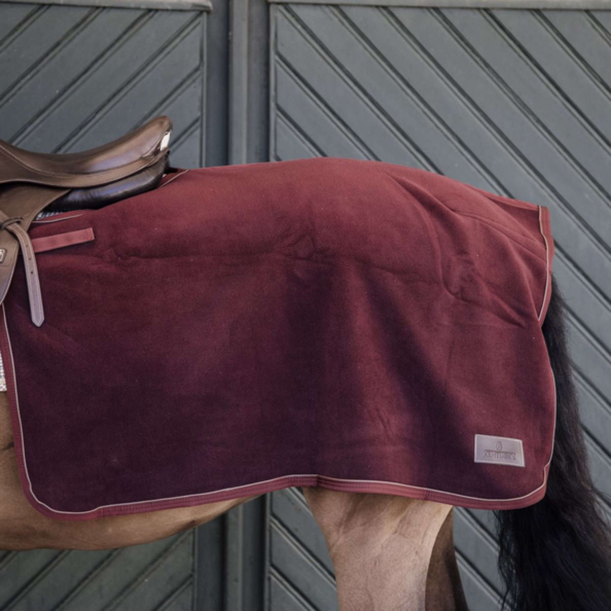 Kentucky Horsewear Manta de ejercicio Bordeaux