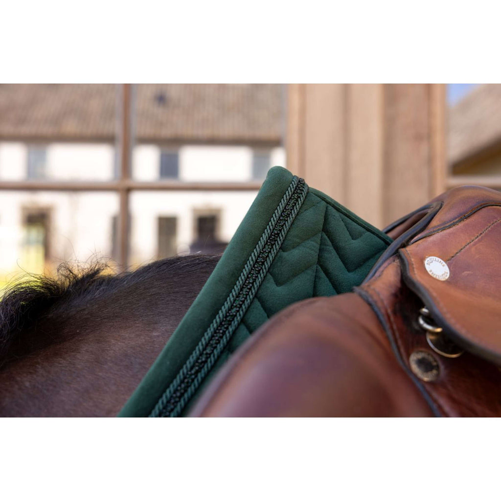 Kentucky Mantilla Velvet Mini Pearls saltando Pine Green
