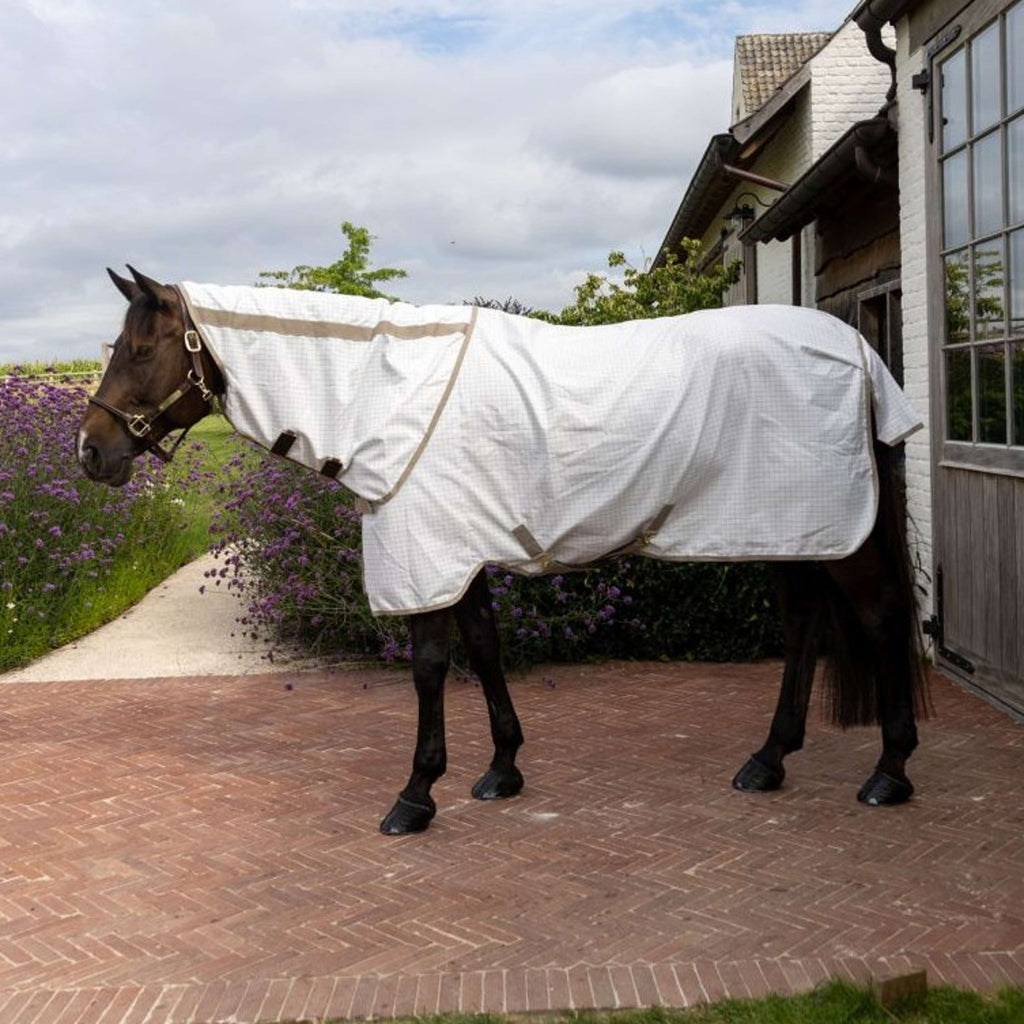 Kentucky Manta de Verano Sweet Itch Comfort Blanco/Beige