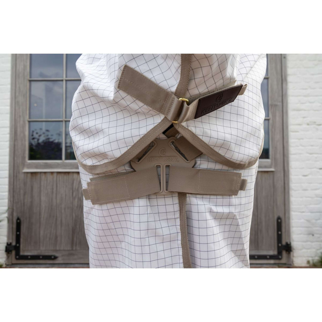 Kentucky Manta de Verano Sweet Itch Comfort Blanco/Beige