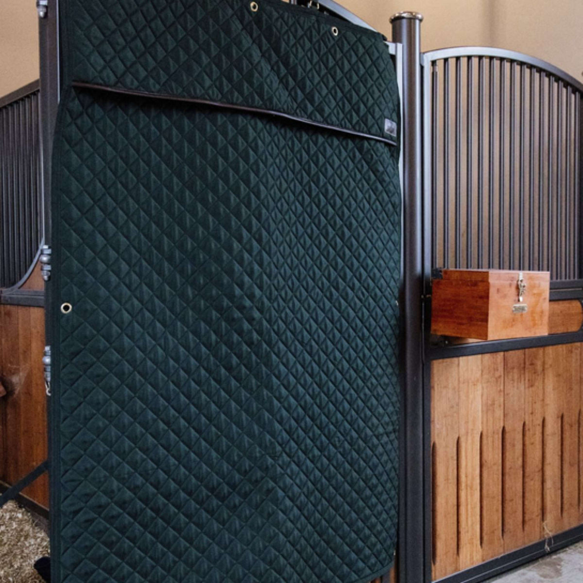 Kentucky Horsewear Cortina estable Verde Oscuro