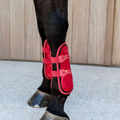 Kentucky Horsewear Botas para tendones Bamboo Elastic Rojo