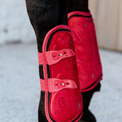 Kentucky Horsewear Botas para tendones Bamboo Elastic Rojo