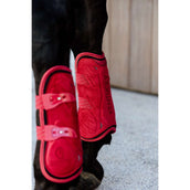Kentucky Horsewear Botas para tendones Bamboo Elastic Rojo