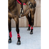 Kentucky Horsewear Botas para tendones Bamboo Elastic Rojo