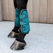 Kentucky Horsewear Botas para tendones Bamboo Elastic Esmeralda