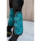 Kentucky Horsewear Botas para tendones Bamboo Elastic Esmeralda