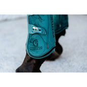Kentucky Horsewear Botas para tendones Bamboo Elastic Esmeralda