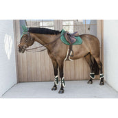 Kentucky Horsewear Botas para tendones Bamboo Elastic Vegan Piel Verde oscuro