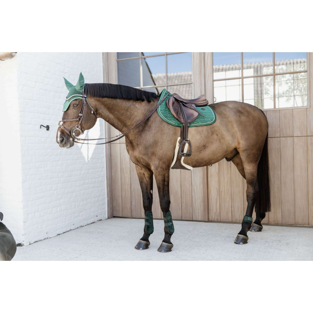 Kentucky Horsewear Botas para tendones Bamboo Elastic Verde oscuro