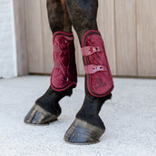 Kentucky Horsewear Botas para tendones Bamboo Elastic Bordeaux