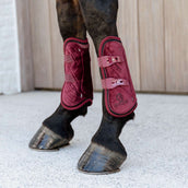 Kentucky Horsewear Botas para tendones Bamboo Elastic Bordeaux