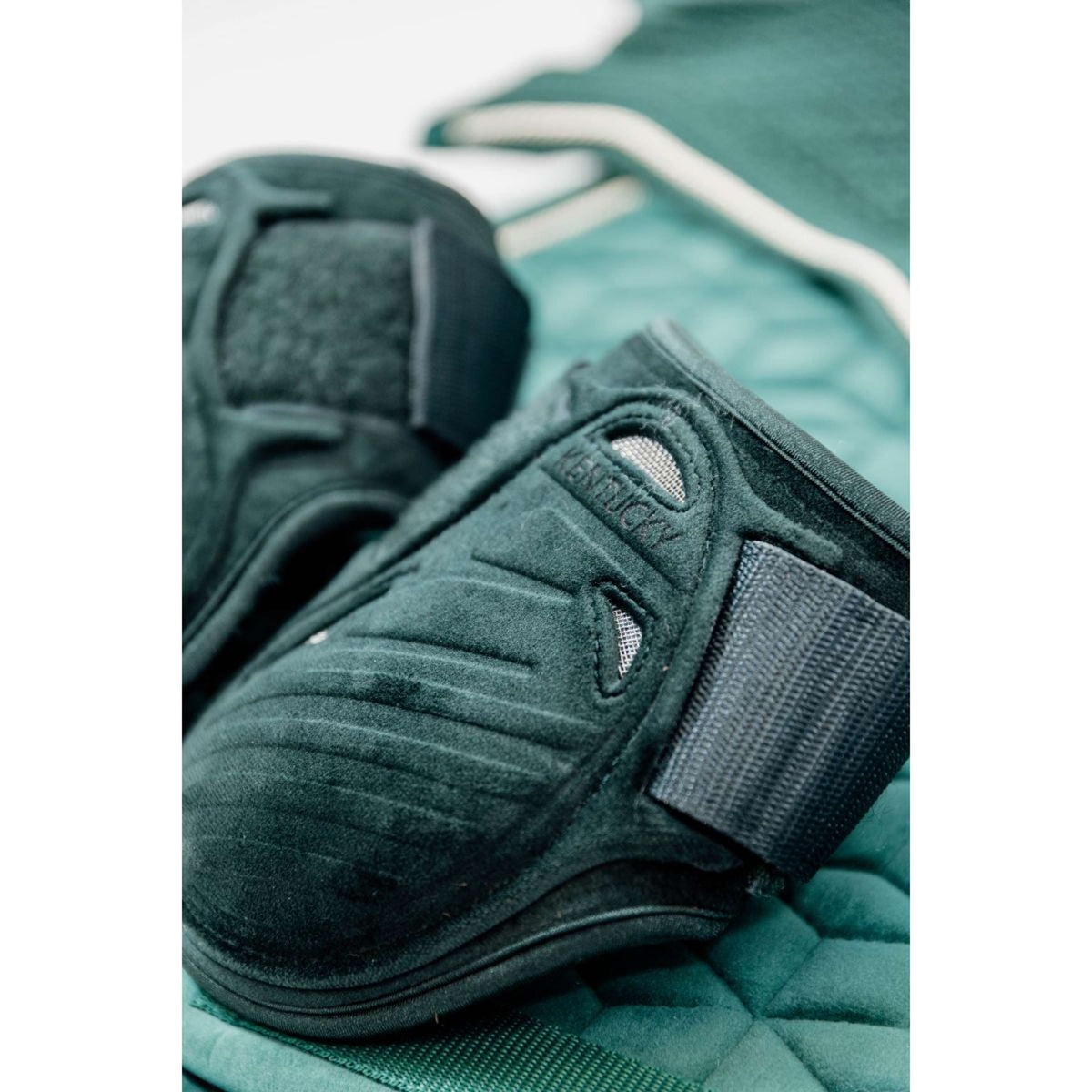 Kentucky Horsewear Botas para tendones Bamboo Elastic Verde oscuro