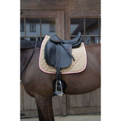 Kentucky Horsewear Mantilla Softshell Onion Quilt Doma clásica Beige/Rosa viejo
