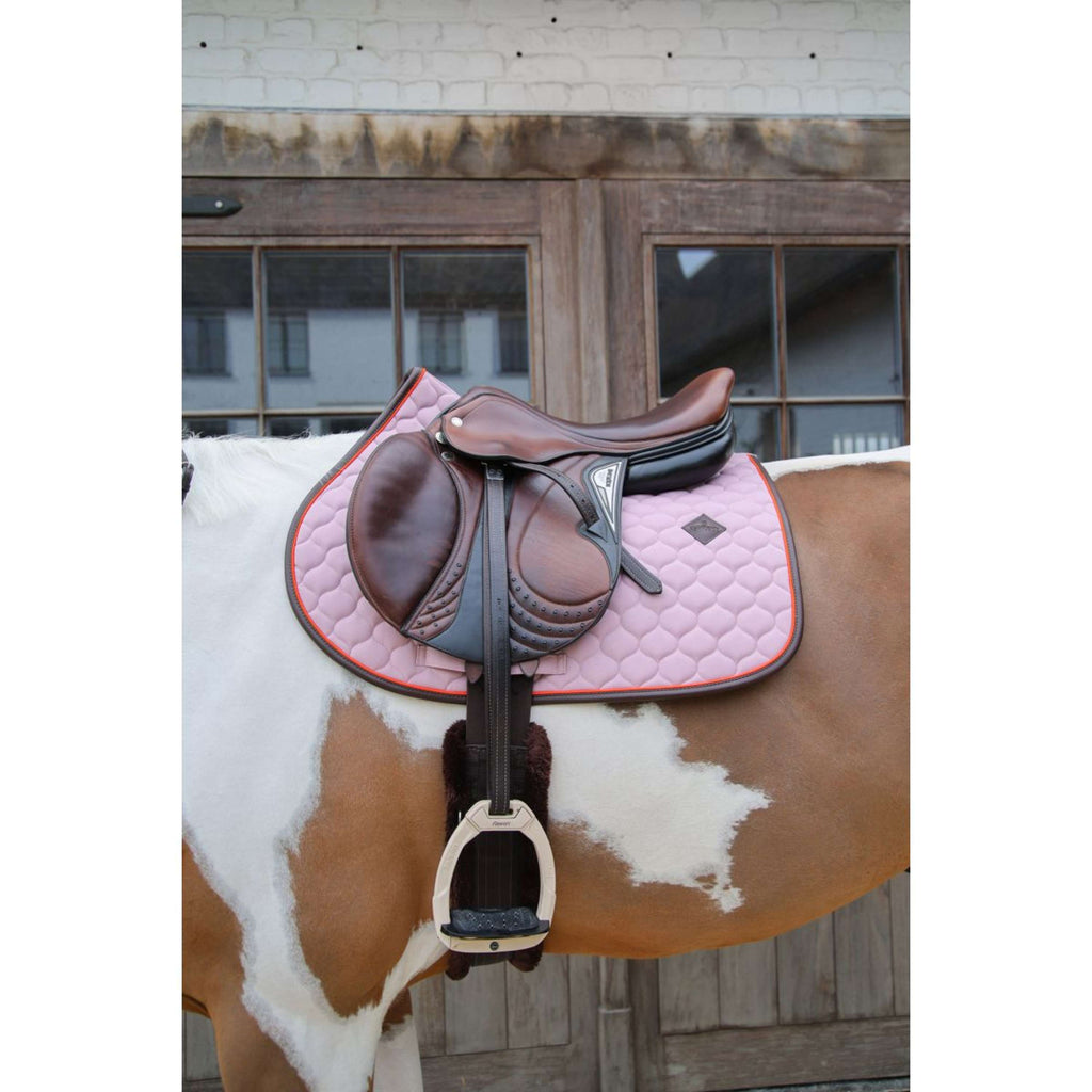 Kentucky Horsewear Mantilla Onion Quilt Leather Neon saltando Lavanda