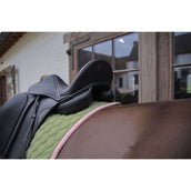 Kentucky Horsewear Mantilla Softshell Onion Quilt Doma clásica Caqui/Rosa viejo