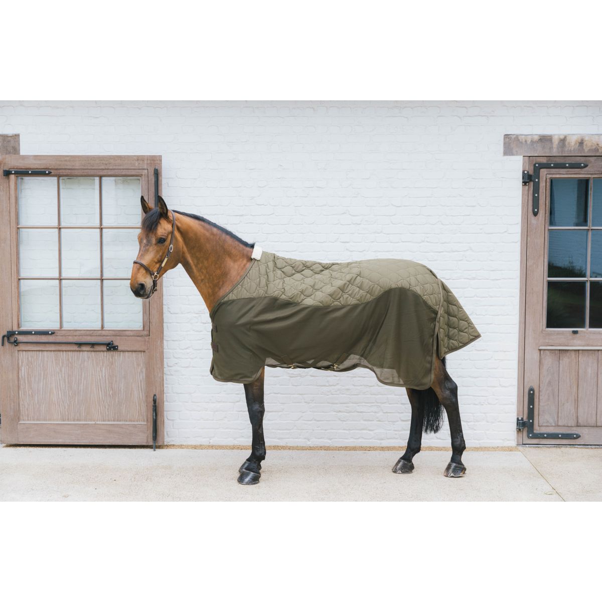 Kentucky Horsewear Manta polar más fresca Transport Verde Pino