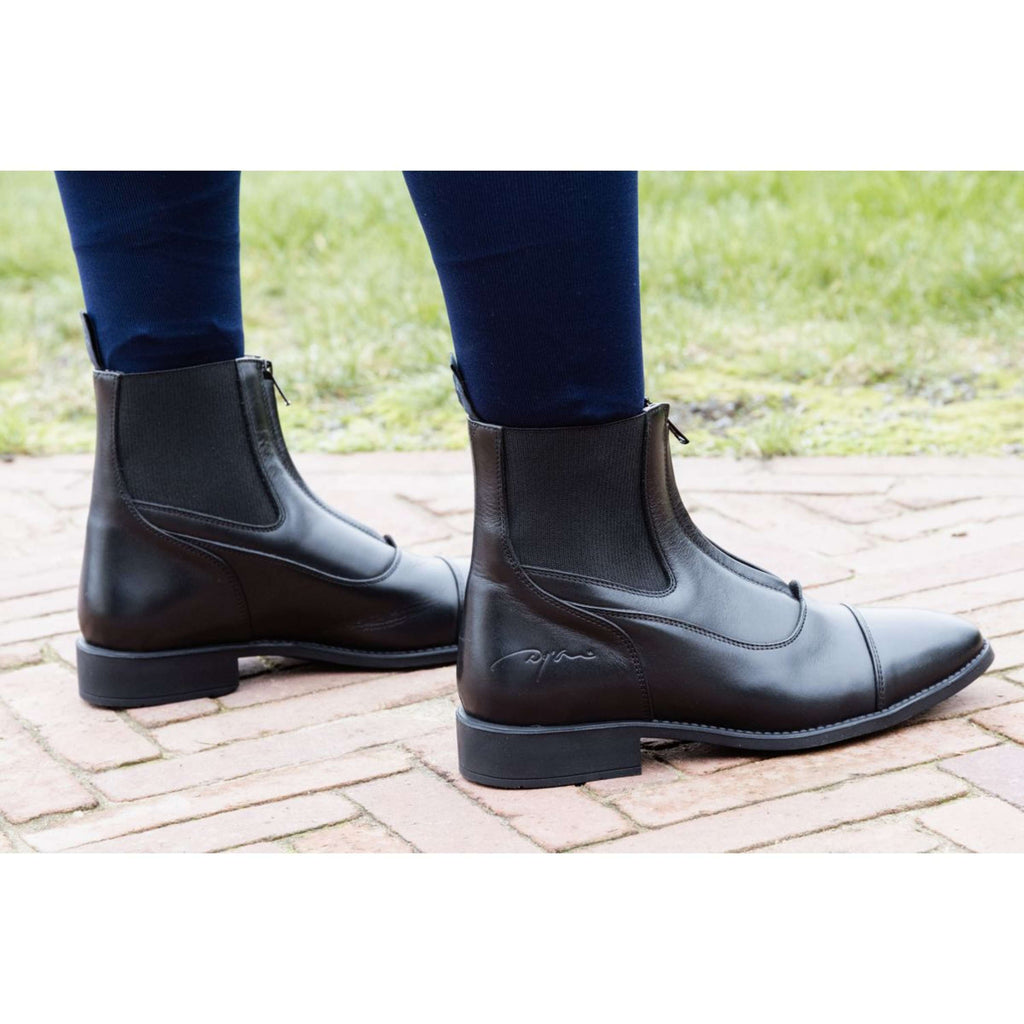 Dyon Botines Front Zipper Negro