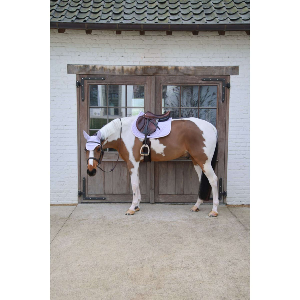 Kentucky Horsewear Mantilla Softshell Onion Quilt saltando Violeta claro/Rosa claro