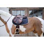 Kentucky Horsewear Mantilla Softshell Onion Quilt saltando Navy/Beige