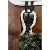 Kentucky Horsewear Cincha de doma Anatomic Sheepskin Negro
