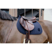 Kentucky Horsewear Mantilla Plaited Logo Springen Navy