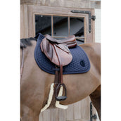 Kentucky Horsewear Mantilla Plaited Logo Springen Navy
