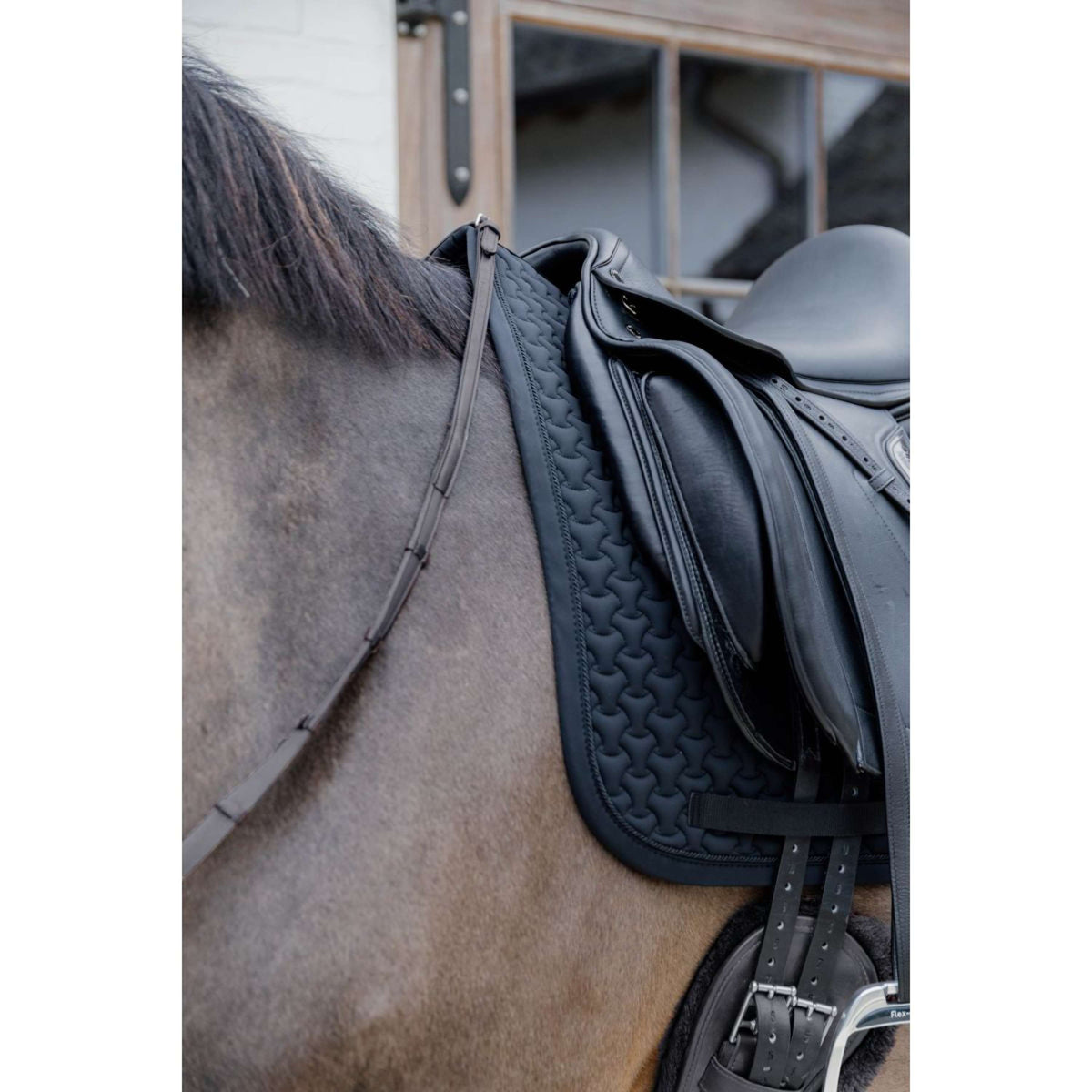 Kentucky Horsewear Mantilla Plaited Logo Doma Negro