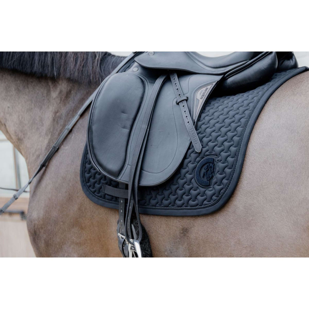 Kentucky Horsewear Mantilla Plaited Logo Doma Negro