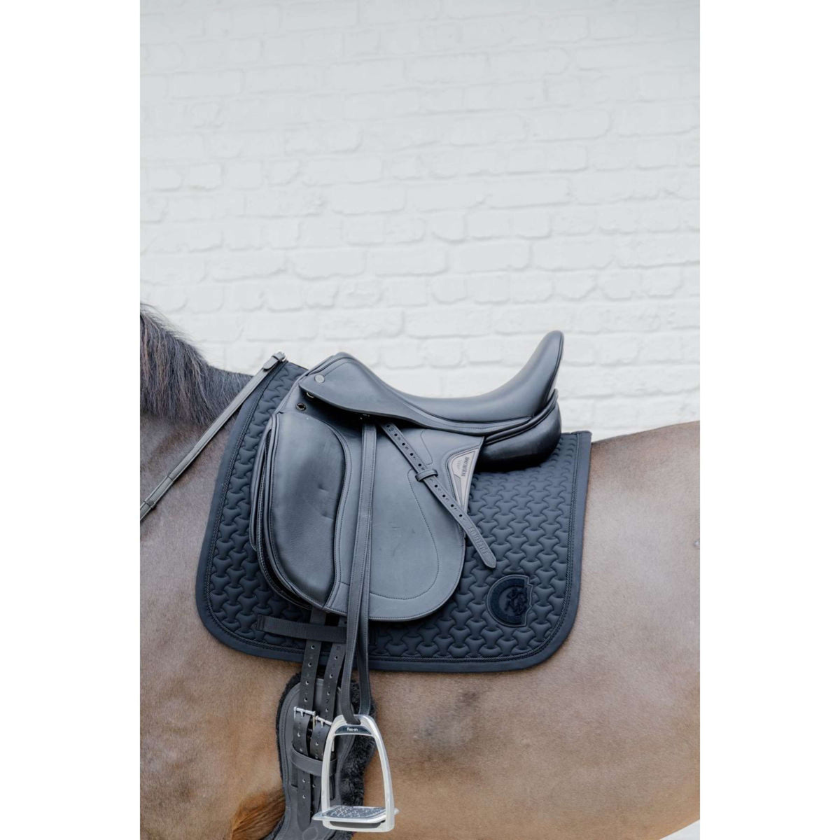 Kentucky Horsewear Mantilla Plaited Logo Doma Negro