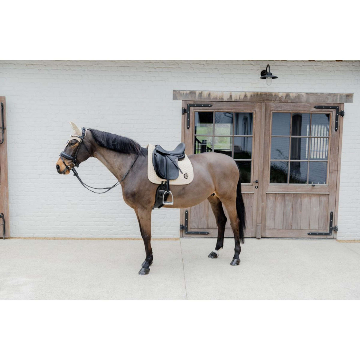 Kentucky Horsewear Mantilla Plaited Logo Doma Beige