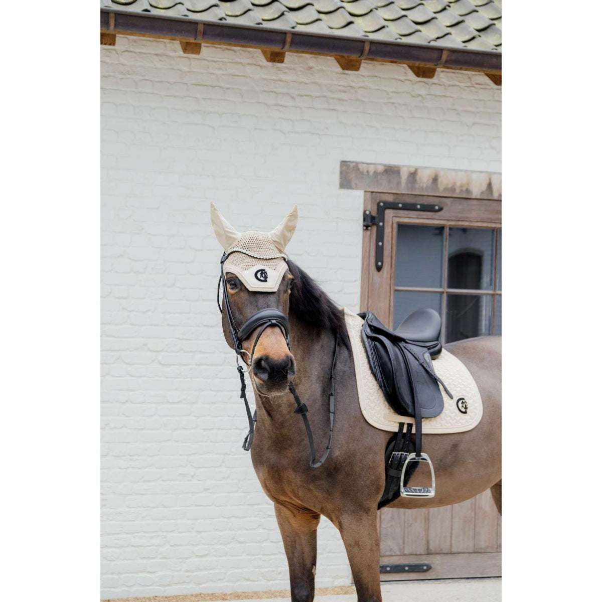 Kentucky Horsewear Mantilla Plaited Logo Doma Beige