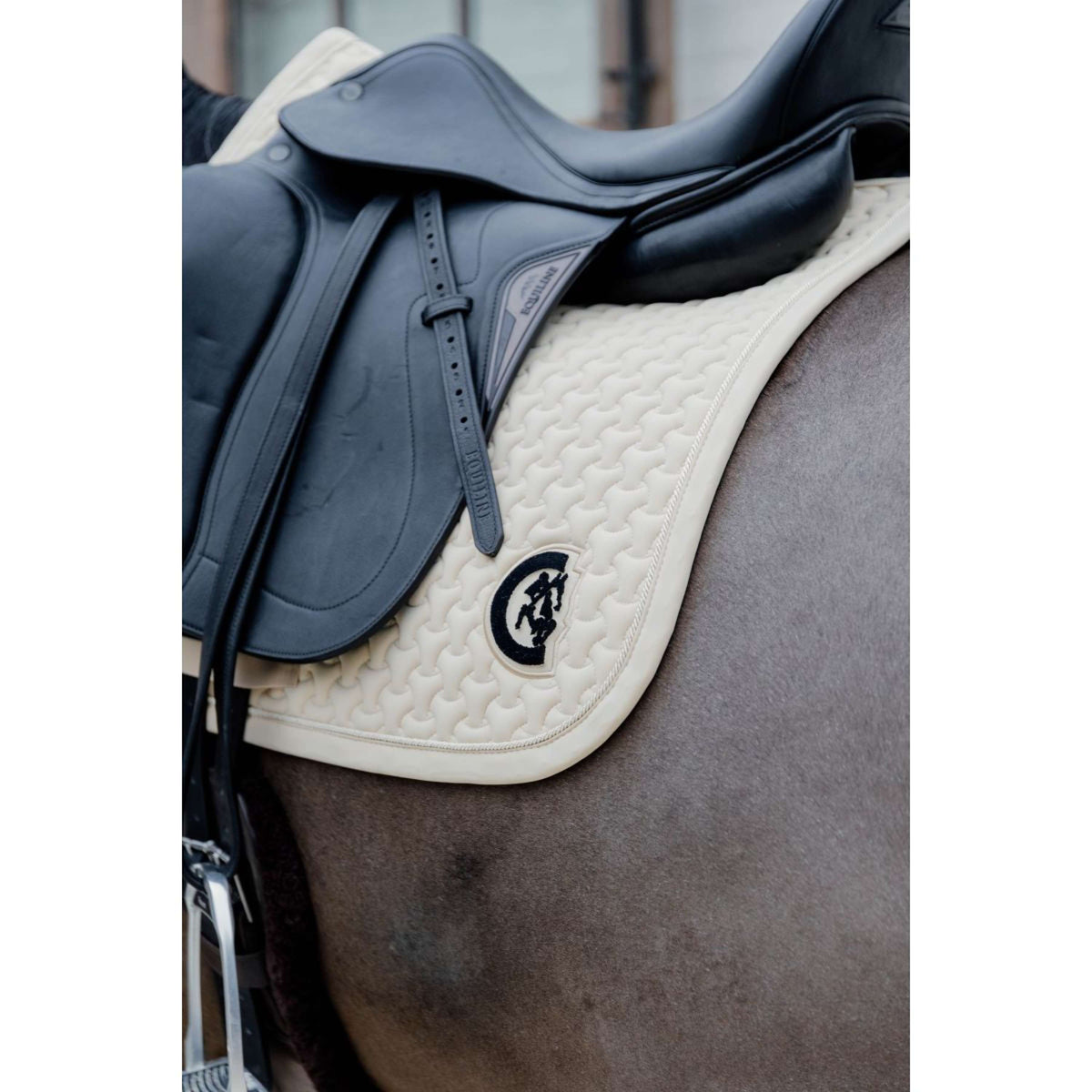 Kentucky Horsewear Mantilla Plaited Logo Doma Beige