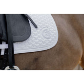 Kentucky Horsewear Mantilla Plaited Logo Doma Blanco
