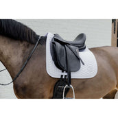 Kentucky Horsewear Mantilla Plaited Logo Doma Blanco