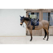 Kentucky Horsewear Mantilla Plaited Logo Doma clásica Navy