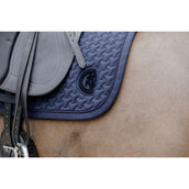 Kentucky Horsewear Mantilla Plaited Logo Doma clásica Navy