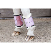 Kentucky Horsewear Protectores de piernas Sheepskin Glitter Unicorn Rosa Viejo