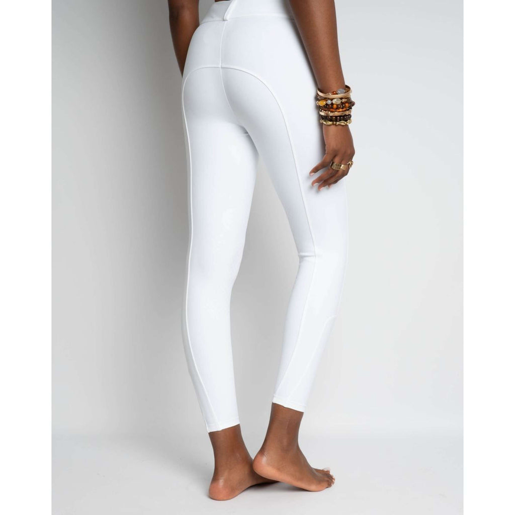 Kentucky Pantalón de Equitación Miami Knee Grip Mujer Blanco