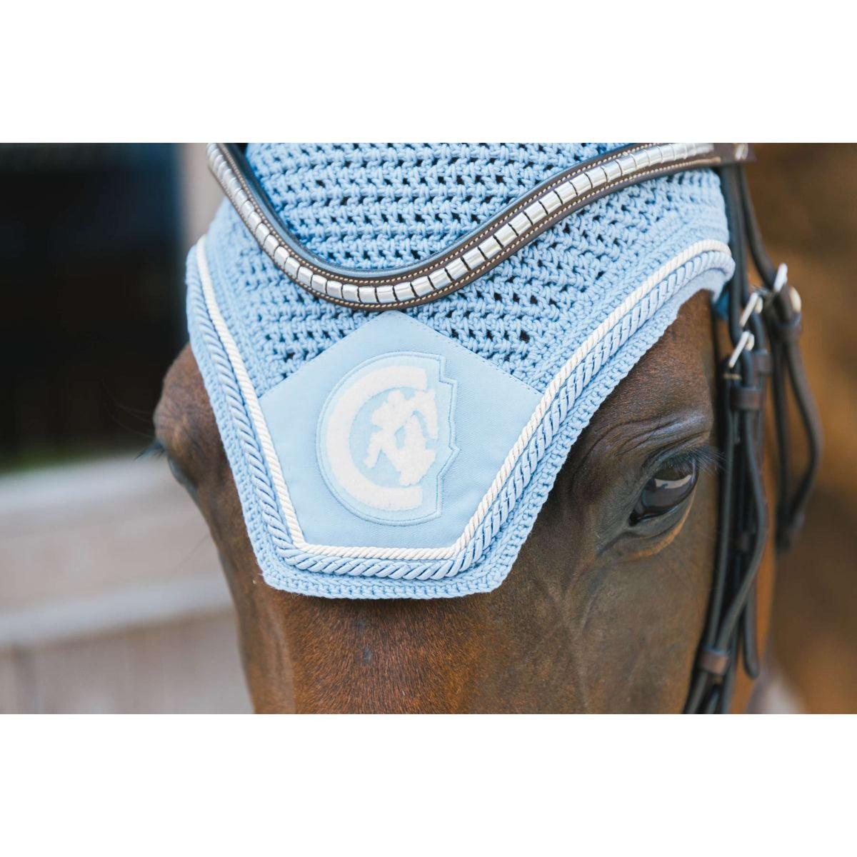 Kentucky Bonete para Orejas Wellington Soundless 3D Logo Rope Azul claro