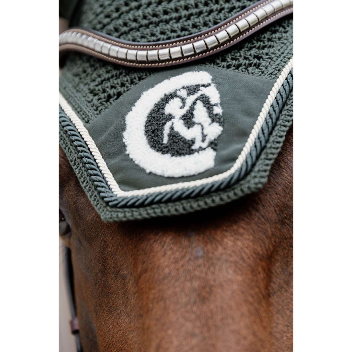 Kentucky Bonete para Orejas Wellington Soundless 3D Logo Rope Pine Green