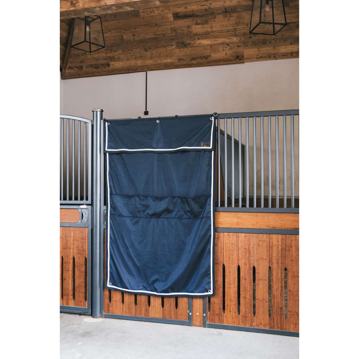 Kentucky Horsewear Cortinas de Establo Classic con Bolsillos Navy