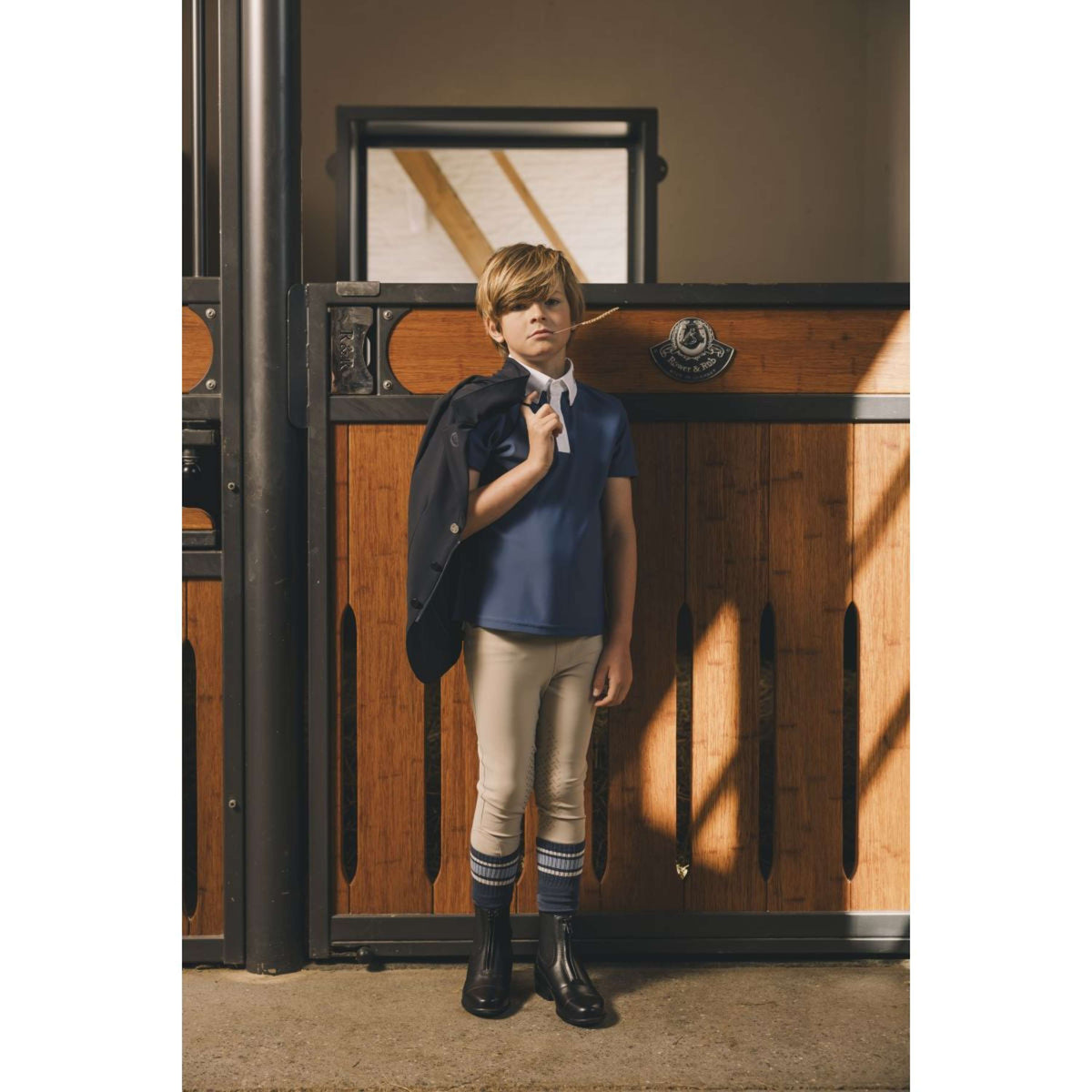 Kentucky Legging de Equitación Mexico Knee Grip Boys Beige