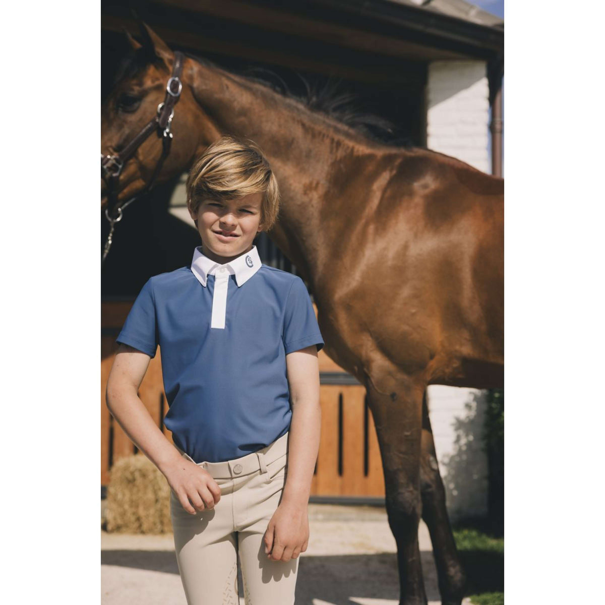 Kentucky Legging de Equitación Mexico Knee Grip Boys Beige