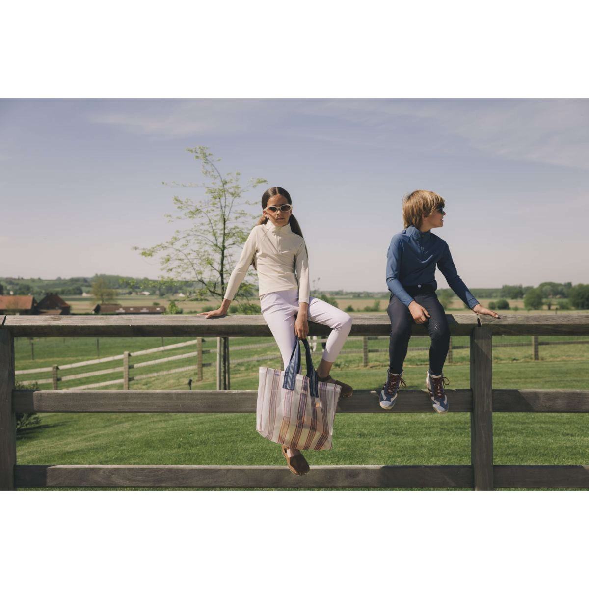 Kentucky Legging de Equitación Miami Knee Grip Girls Lila