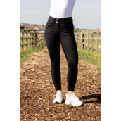 Kentucky Pantalón de Equitación Miami Knee Grip Mujer Negro